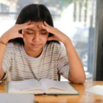 Teenager Nervous About the GCSE Exam