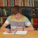 GCSE Student Preparing for GCSE French