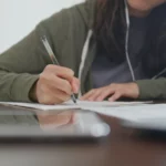 GCSE Student Doing GCSE Psychology Past Papers