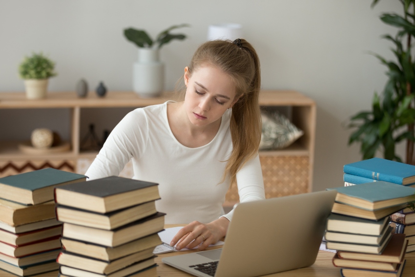 A-level Student Preparing for A-level English Literature