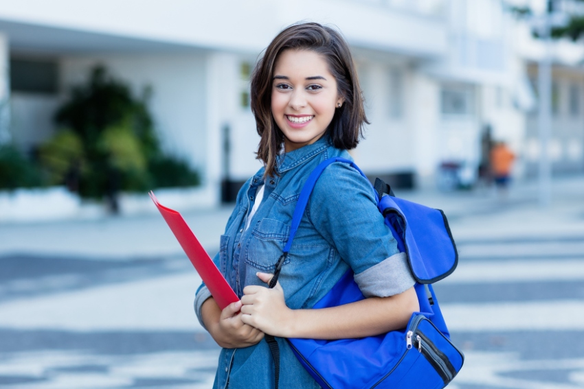 A-level Student Preparing for A-level Spanish