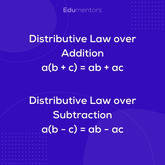 Arithmetic Laws - Distributive Laws