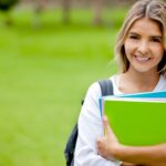 Girl Studying for University