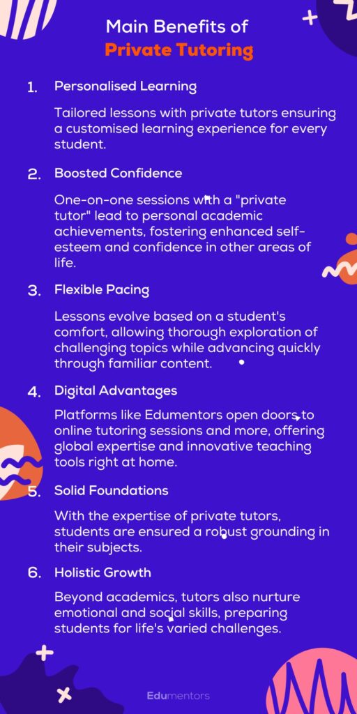 Main Benefits of Private Tutoring