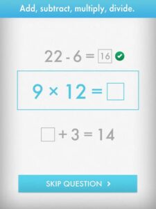 Quick Math App