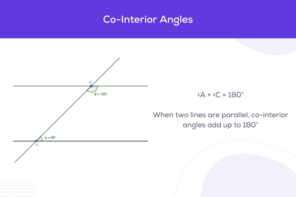 Angles On A Straight Line - GCSE Maths - Steps & Examples