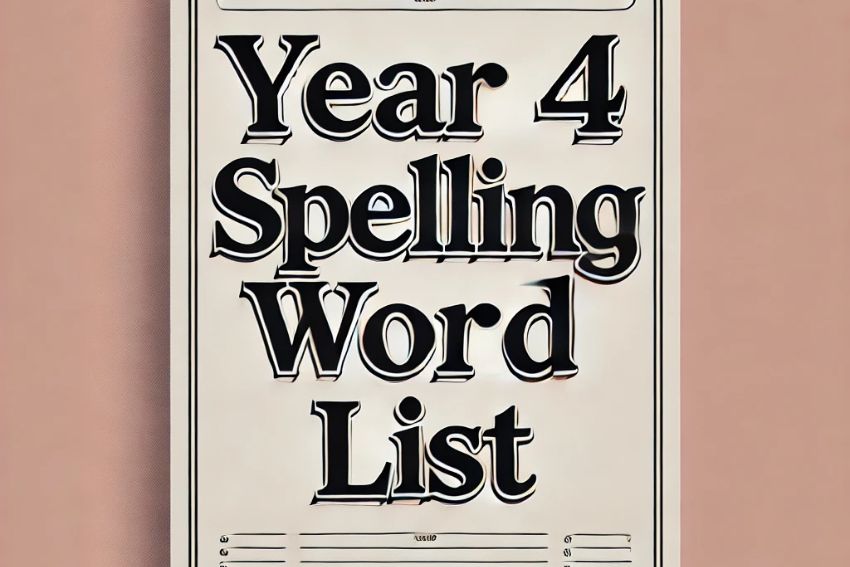 year 4 spelling words list