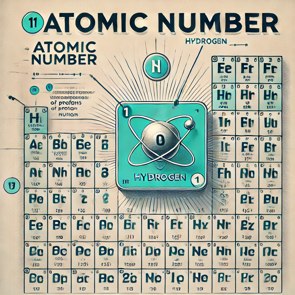 atomic number - gcse chemistry