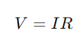 Ohm's Law - A Level Physics Formula Sheet