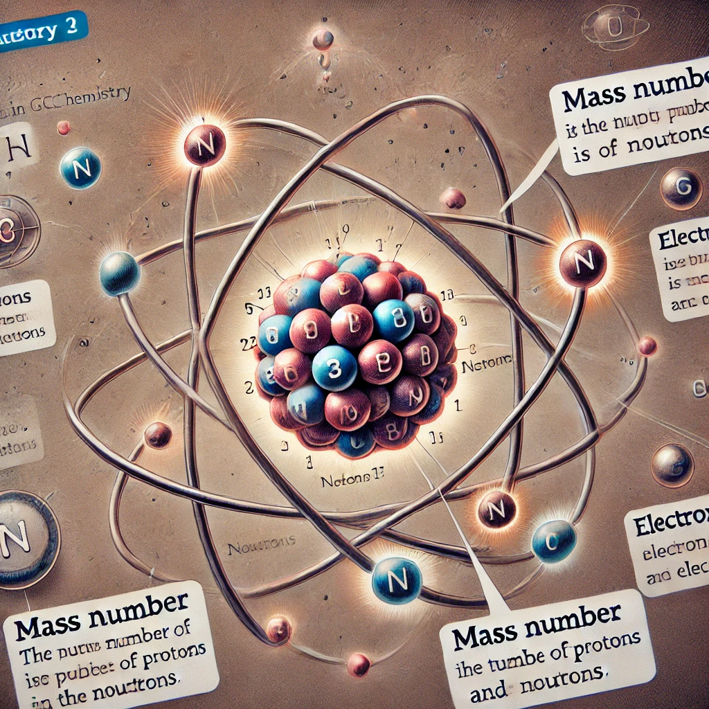 mass number - gcse chemistry