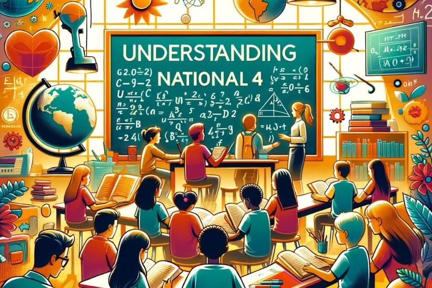 students in classroom studying national 4 subjects - National 4 A Comprehensive Guide