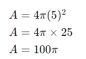 The Formula for the Surface Area of a Sphere