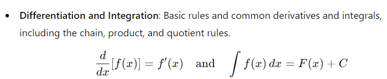 A-Level Maths Formula Sheet - A-Level Maths Formula Sheet