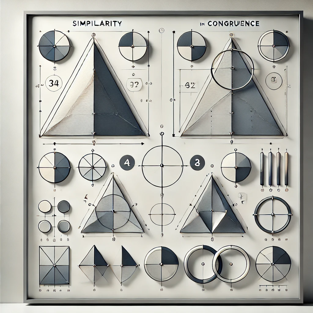 Similarity and Congruence in Shapes