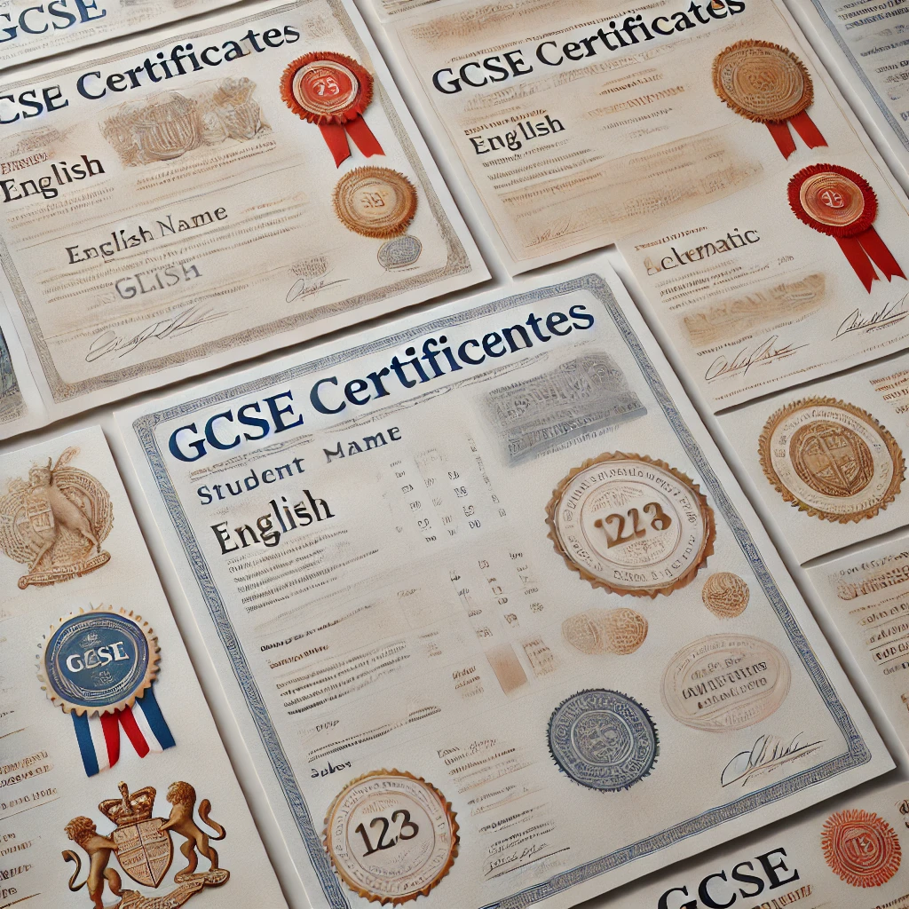 GCSE Certificates