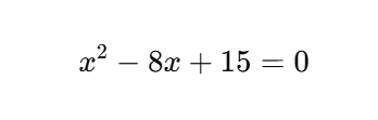 quadratic equation