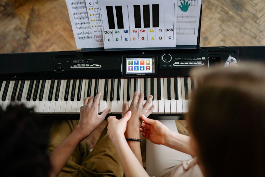 easiest instrument to learn: piano/keyboard