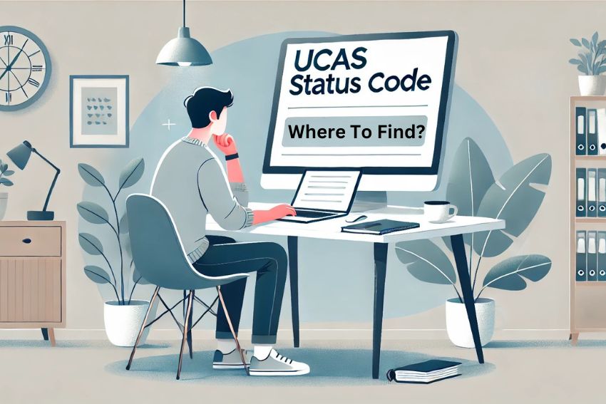 where to find my ucas status code