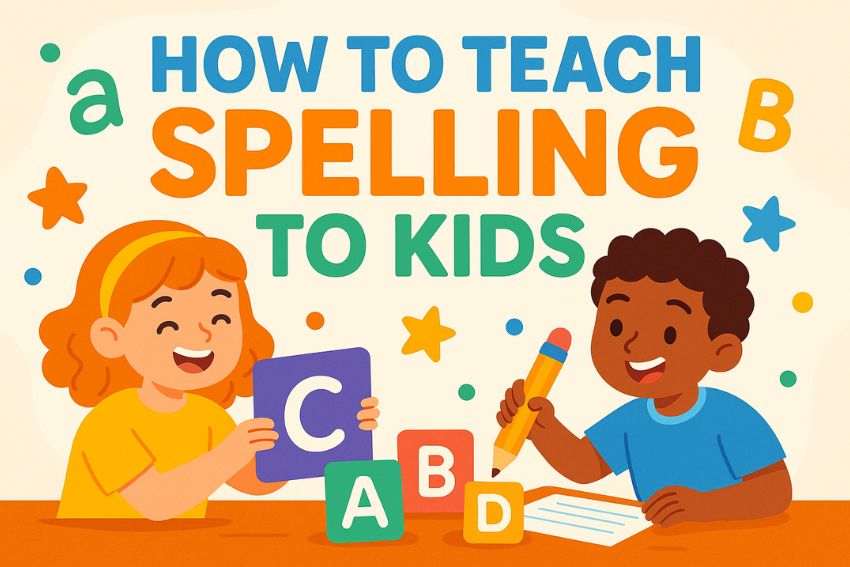 how to teach spelling to kids